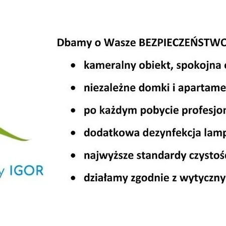 Feriepark Osrodek Wypoczynkowy Igor Nad Jeziorem Zywieckim