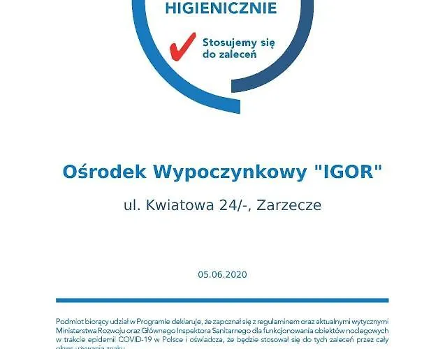 Prázdninový areál Osrodek Wypoczynkowy Igor Nad Jeziorem Zywieckim *